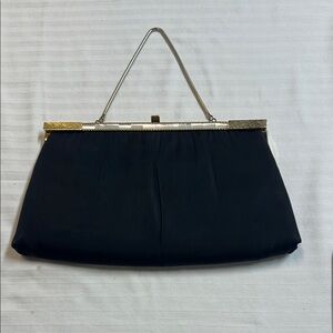 Elegant Vintage Black Evening Clutch